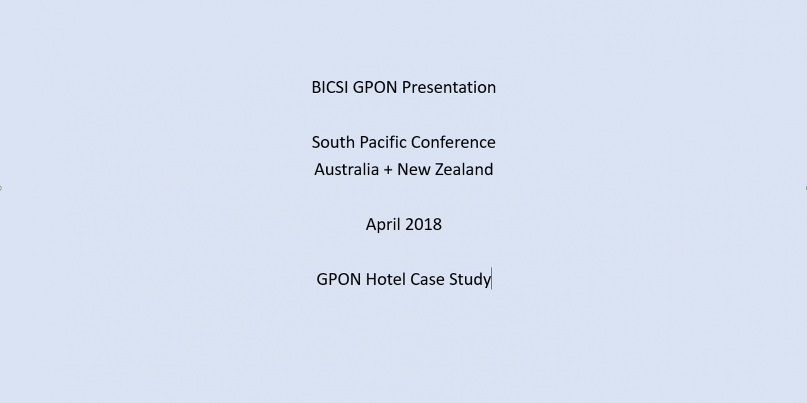 BICSI South Pacific NZ Conference